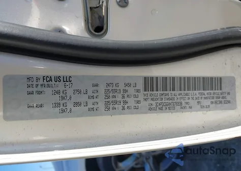 2017 Dodge Journey Crossroad Plus from USA, damaged, VIN 3C4PDCGG0HT676938